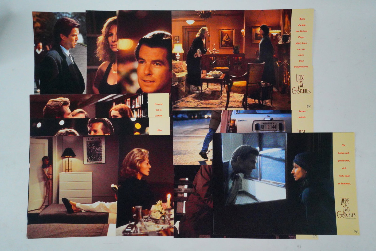 The Mirror Has Two Faces (12) Rare German Lobby Cards (1 of 10)