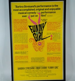 Funny Girl (1968) Vintage U.S. Poster, Framed