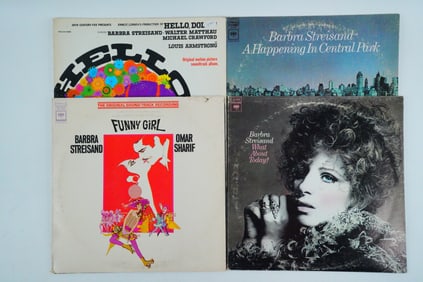 Lot of 4 Barbra Streisand Vinyl Albums