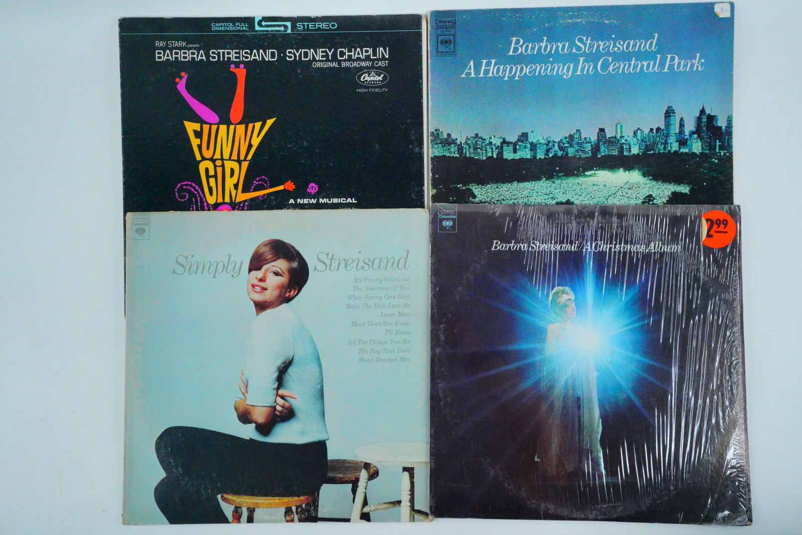 Lot of 4 Barbra Streisand Vinyl Albums (1 of 18)