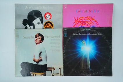Lot of 4 Barbra Streisand Vinyl Albums