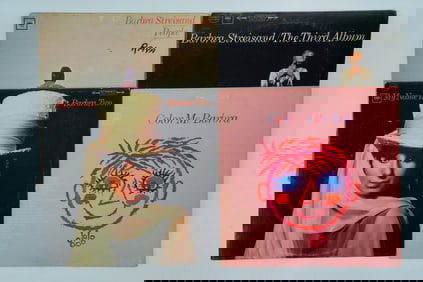 Lot of 4 Barbra Streisand Vinyl Albums