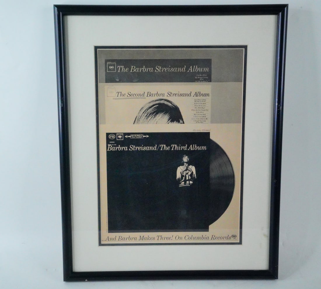Barbra Streisand Vintage Album Advertisement Poster (1 of 4)