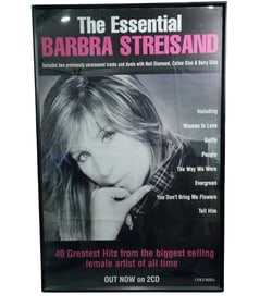 The Essential Barbra Streisand Framed Promo Poster