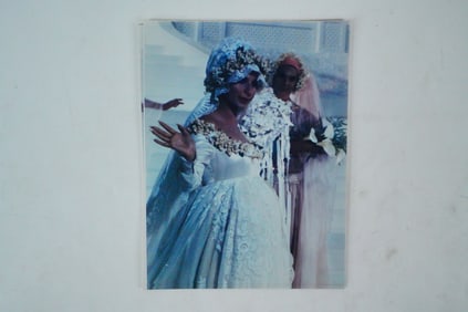 Rare Funny Girl Portrait Performance Photograph