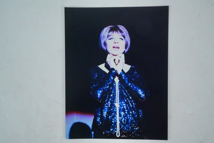 Rare Funny Girl Portrait Performance Photograph