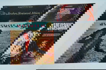Lot of 4 Barbra Streisand Vinyl Albums