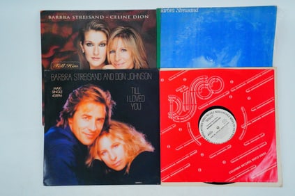Lot of 4 Barbra Streisand Vinyl Albums