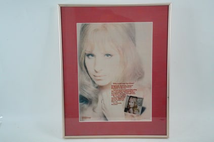 Barbra Streisand's Greatest Hits Vintage Poster