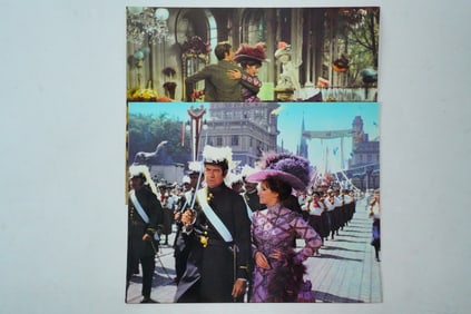 Hello, Dolly! (1969) Lot of (2) Rare Italian Lobby Cards