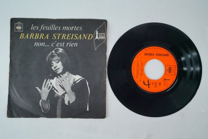 Rare Intl French Les Feuilles Mortes 45 Vinyl