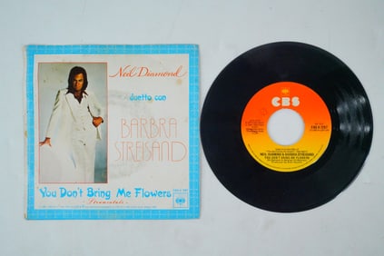 Rare Intl Italy Neil Diamond Duet 45 Vinyl