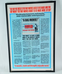 The Way We Were (1973) Critical Praise Promo Poster