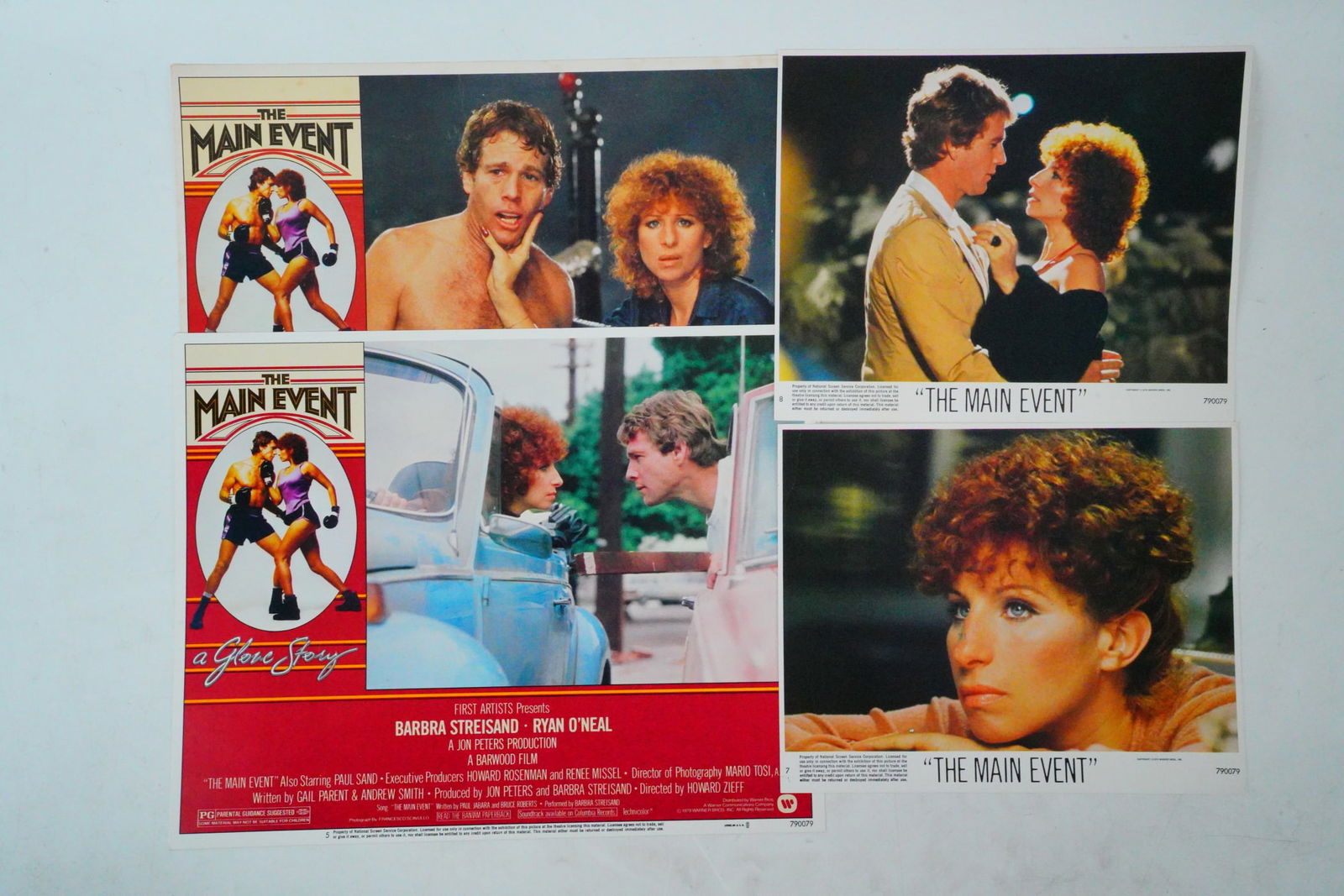 The Main Event (1979) Lot of (4) U.S. Lobby Cards (1 of 6)