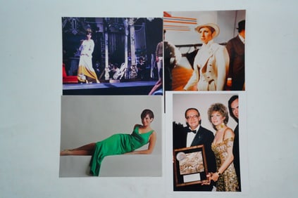Lot of 4 Press Photos, Barbra Streisand