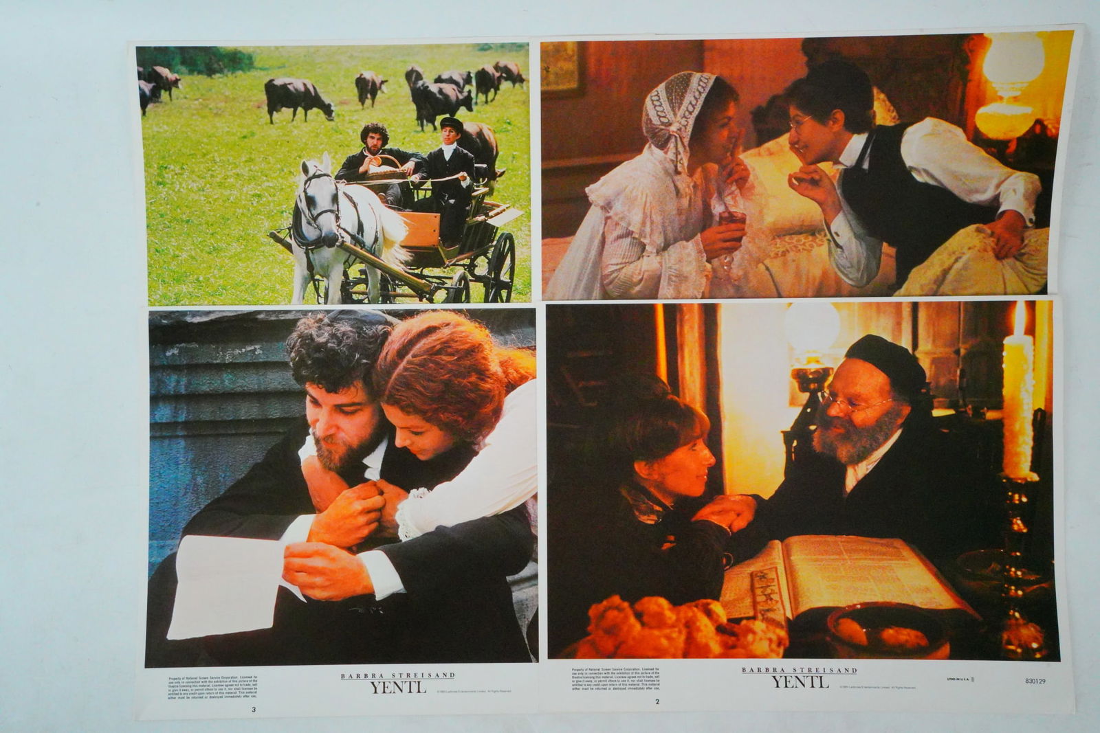 Yentl (1983) Lot of (4) Vintage Lobby Cards (1 of 5)