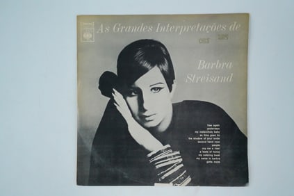 Rare Intl Brazil Streisand Compilation 33 Vinyl Album