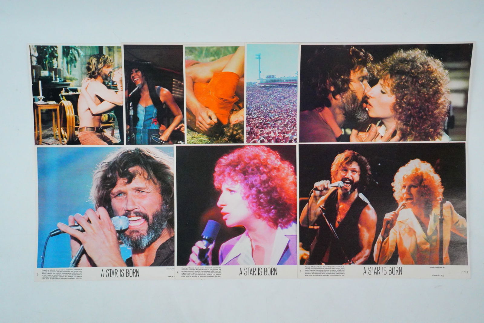 A Star is Born (1976) Set of (8) U.S. Lobby Cards (1 of 10)