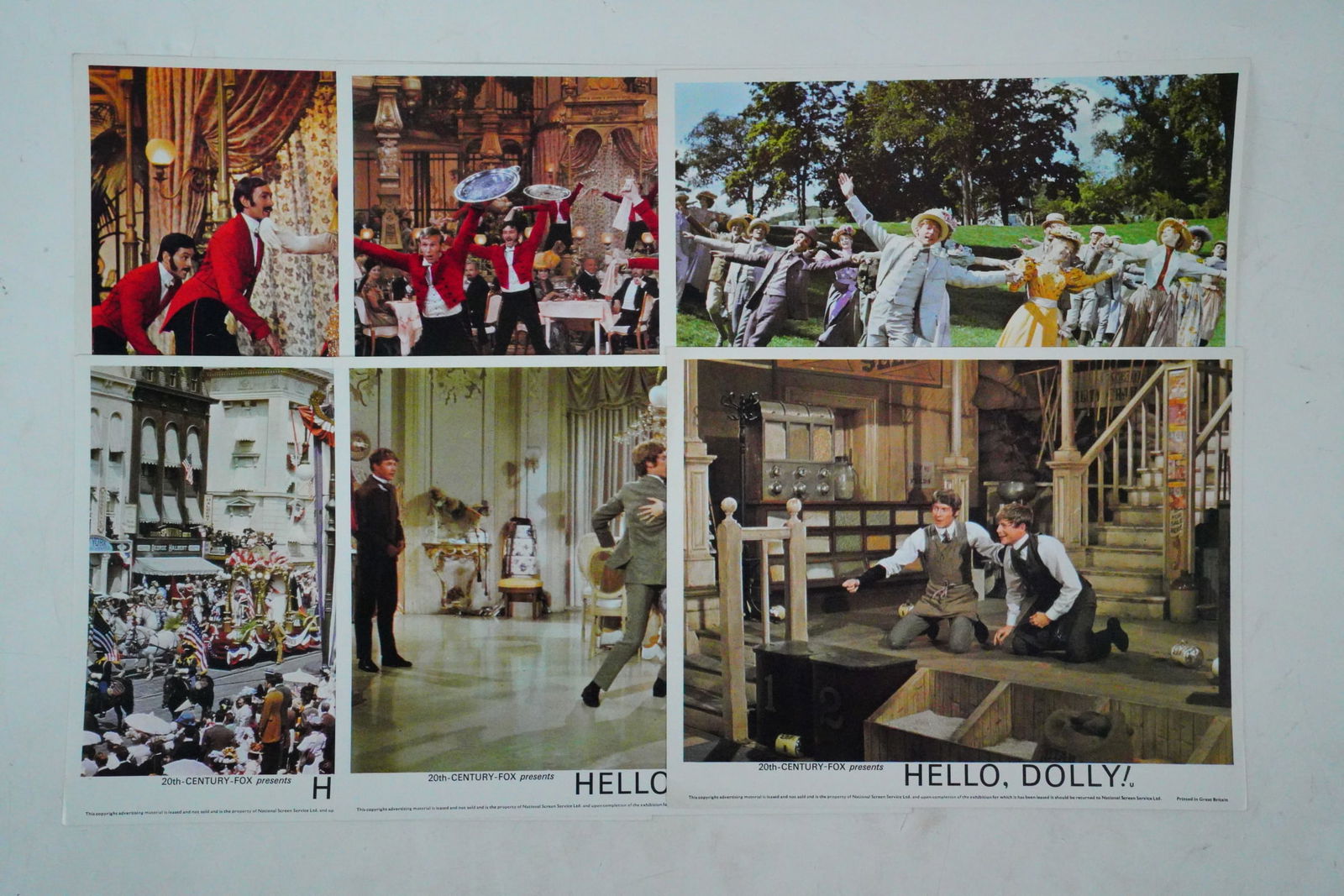 Hello, Dolly! (1969) Lot of (6) UK Lobby Cards (1 of 7)