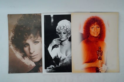 Lot of (3) Barbra Streisand Portraits