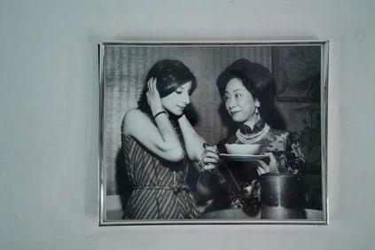 Barbra Streisand in Elegant Company Vintage Photograph