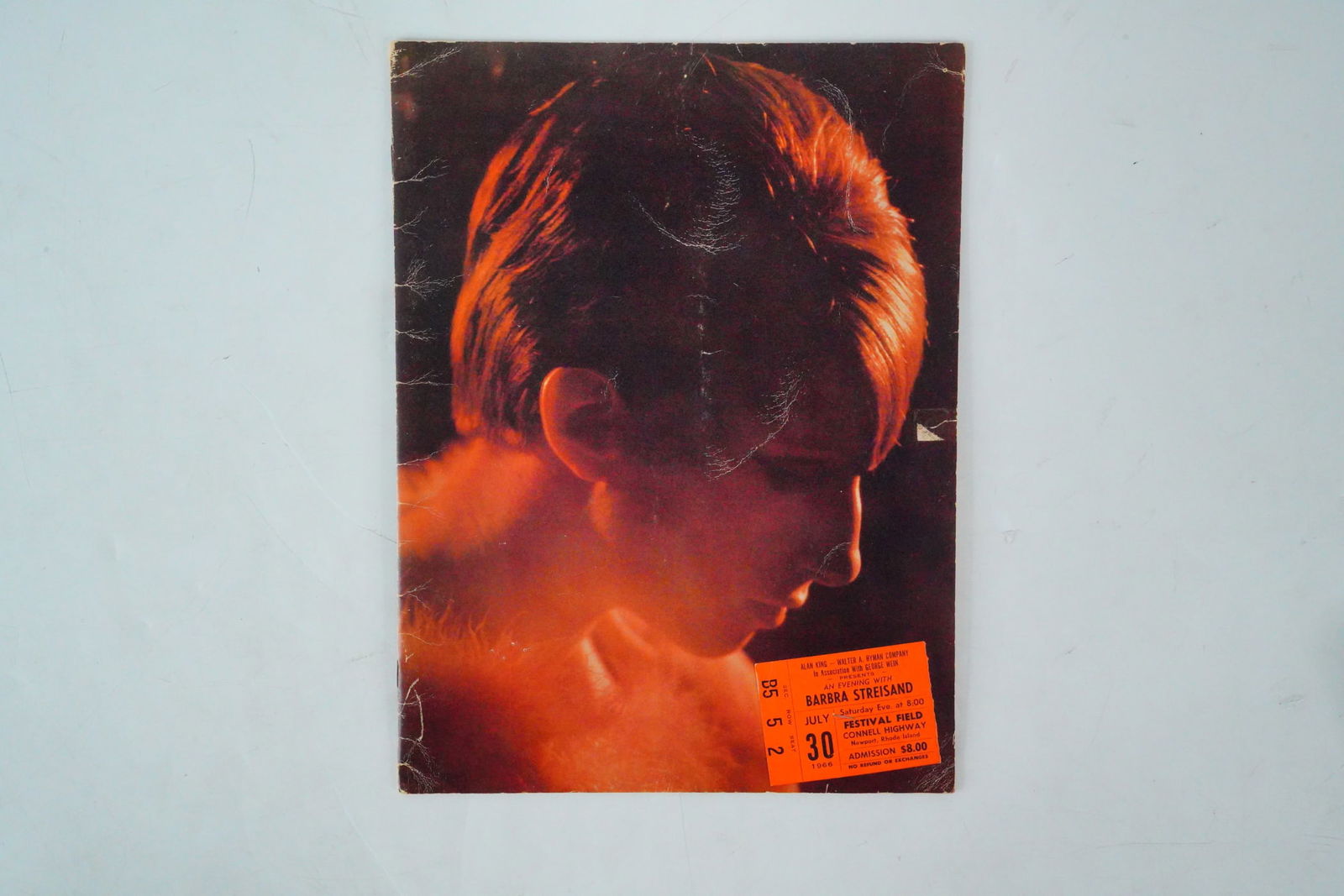 An Evening With Barbra Streisand Program (Color) W/Ticket (1 of 5)