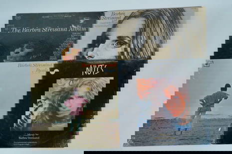 Lot of 4 Barbra Streisand Vinyl Albums: Lot of 4 Barbra Streisand Vinyl Albums - This lot features a collection of four of Barbra Streisand's most popular vinyl recordings, including Barbra Streisand Live Concert At The Forum, The Barbra St