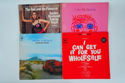 Lot of 4 Barbra Streisand Vinyl Albums