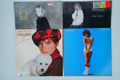 Lot of 4 Barbra Streisand Vinyl Albums