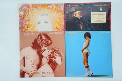 Lot of 4 Barbra Streisand Vinyl Albums