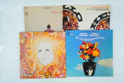 Lot of 4 Barbra Streisand Vinyl Albums