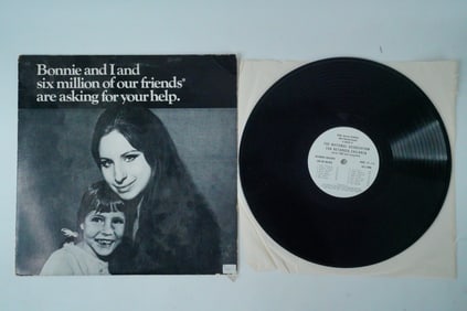Barbra Streisand Rare Charity Vinyl Album of Spot Announcements