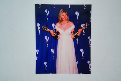 Rare Barbra Streisand 47th Emmys Photo