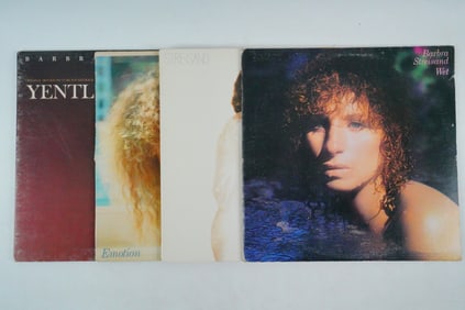 Lot of 4 Barbra Streisand Vinyl Albums