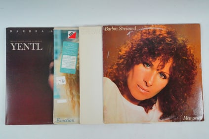 Lot of 4 Barbra Streisand Vinyl Albums