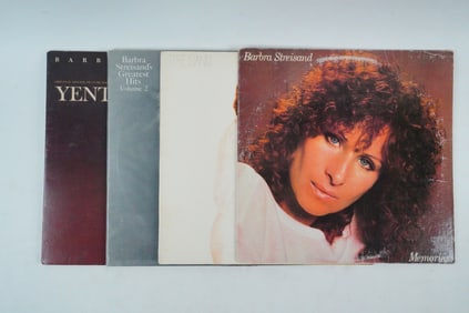 Lot of 4 Barbra Streisand Vinyl Albums