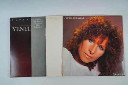 Lot of 4 Barbra Streisand Vinyl Albums
