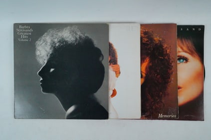 Lot of 4 Barbra Streisand Vinyl Albums