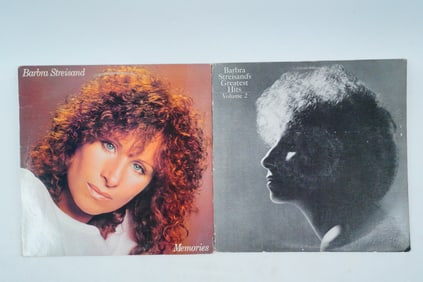 Lot of 2 Barbra Streisand Vinyl Albums