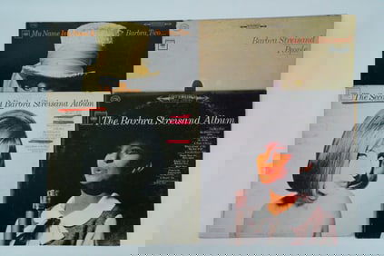 Lot of 4 Barbra Streisand Vinyl Albums