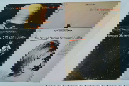 Lot of 4 Barbra Streisand Vinyl Albums