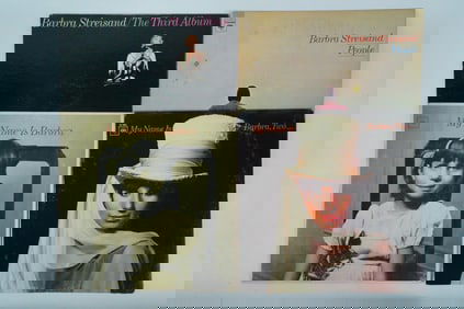 Lot of 4 Barbra Streisand Vinyl Albums