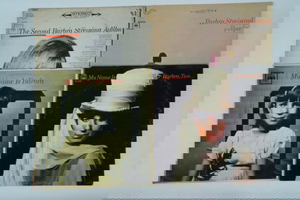 Lot of 4 Barbra Streisand Vinyl Albums