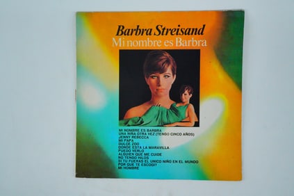Rare Intl Spanish My Name Is Barbra Vinyl Record