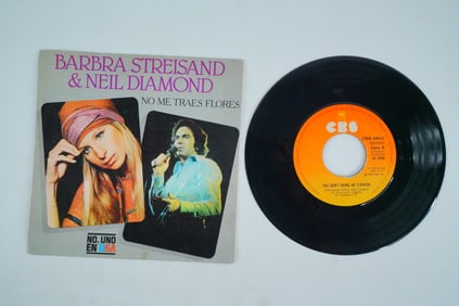 Rare Intl Spain You Don't Bring Me Flowers 45 Vinyl