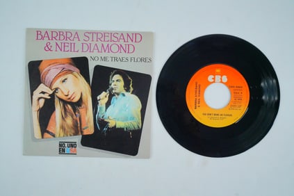 Rare Intl Spain You Don't Bring Me Flowers 45 Vinyl