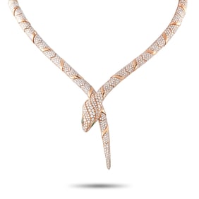 Bvlgari Serpenti 22.93ctw Diamond and 18K Necklace