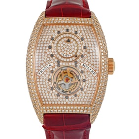 Franck Muller Double Mystery Tourbillon Diamond Watch