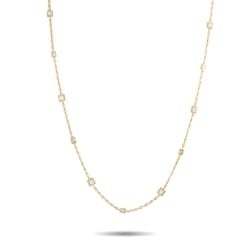 6.00ctw Diamond and 18K Yellow Gold 23.5" Necklace