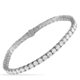 9.00ctw Diamond and 18K White Gold Tennis Bracelet